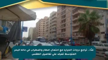 غدًا.. تراجع درجات الحرارة مع احتمال أمطار واضطراب في حالة البحر المتوسط تعرف على تفاصيل الطقس